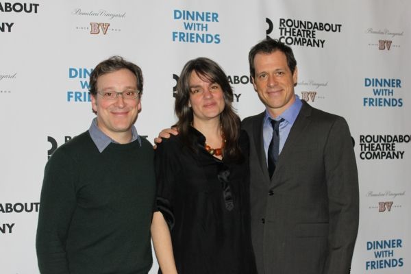 Jeremy Shamos, director Pam MacKinnon, Darren Pettie Photo