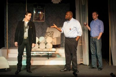 Claudio (Claron Hayden), Benedick (Jonathan Bethea) and Don Pedro (Eric Fletcher)
 Photo