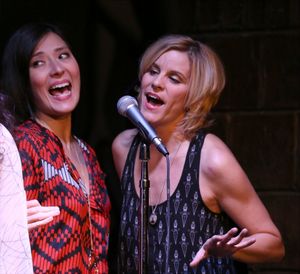 Ann Sanders and Jenn Colella @ BroadwayWorld Ann Sanders and Jenn Colella Photo