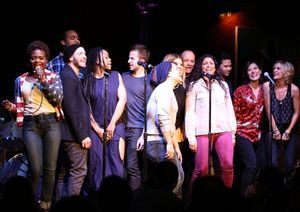 LaChanze, Tyler McGee, Joe Aaron Reid, Tamika Lawrence, Curtis Holbrook, Miguel Cervantes, Ryan Redmond, Joe Cassidy, Stephanie Klemons, Jason Tam, Ann Sanders and Jenn Colella @ BroadwayWorld LaChanze, Tyler McGee, Joe Aaron Reid, Tamika Lawrence, Curtis Holbrook, Miguel Cerva Photo