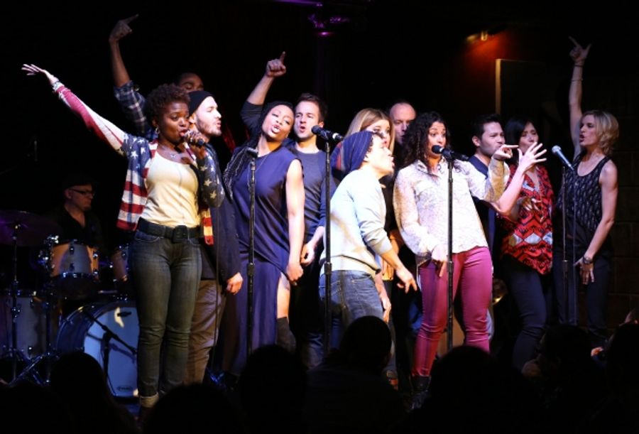 Photo Coverage: Idina Menzel & Cast of IF/THEN Give Fan Concert Preview in NYC! Image