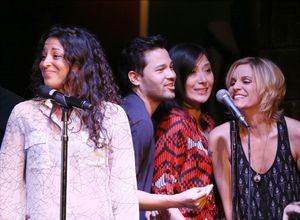 Stephanie Klemons, Jason Tam, Ann Sanders and Jenn Colella  Photo