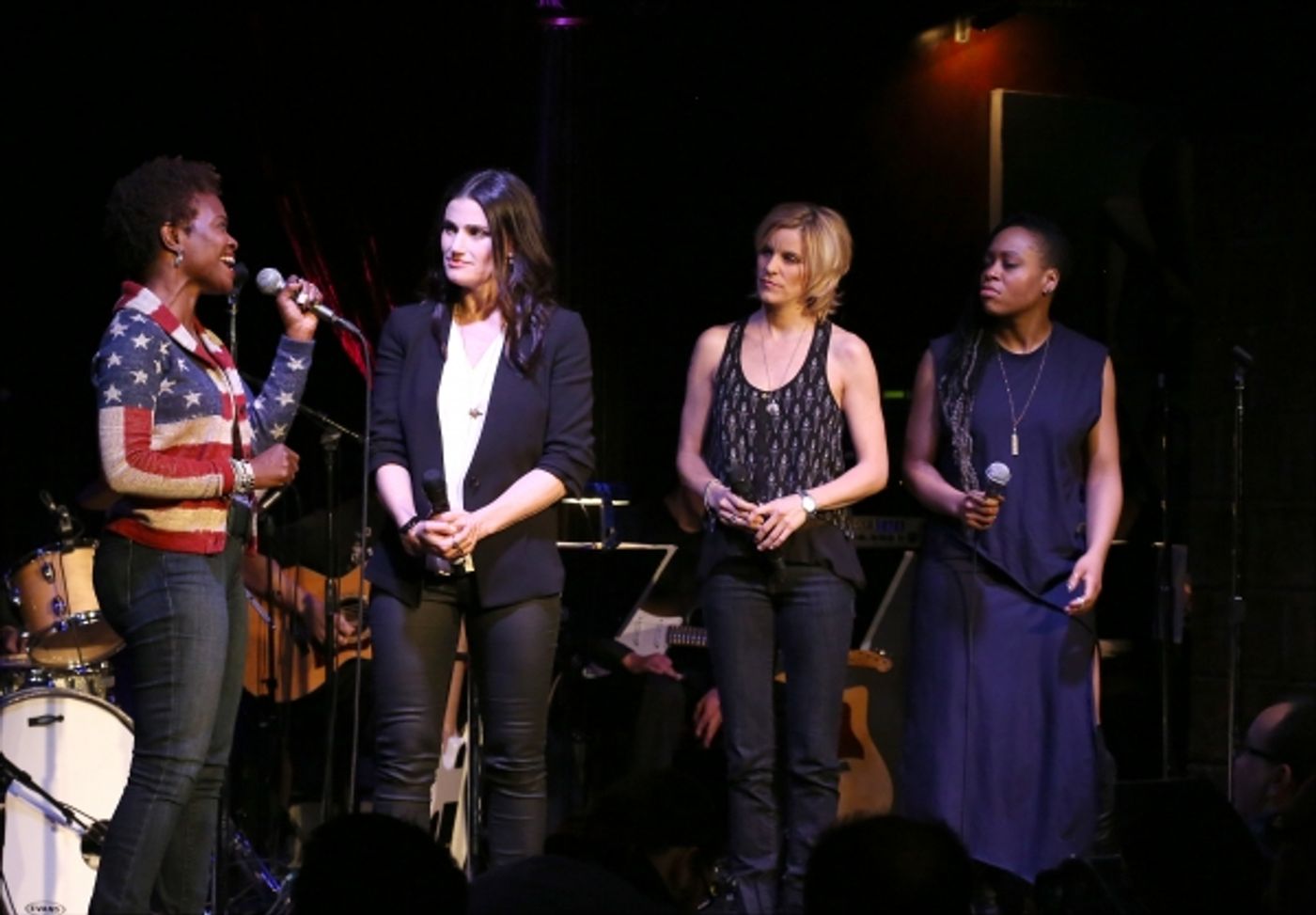 Photo Coverage: Idina Menzel & Cast of IF/THEN Give Fan Concert Preview in NYC!  Image