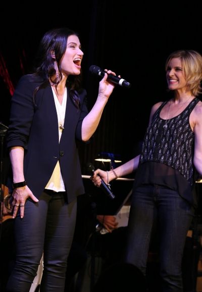 Idina Menzel and Jenn Colella  Photo