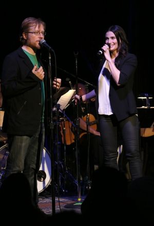 Anthony Rapp and Idina Menzel @ BroadwayWorld Anthony Rapp and Idina Menzel Photo