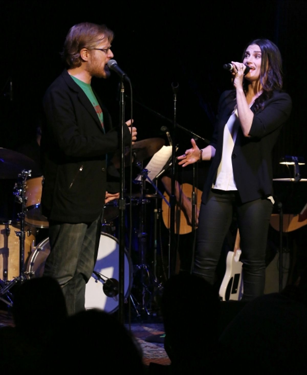 Anthony Rapp and Idina Menzel   at 