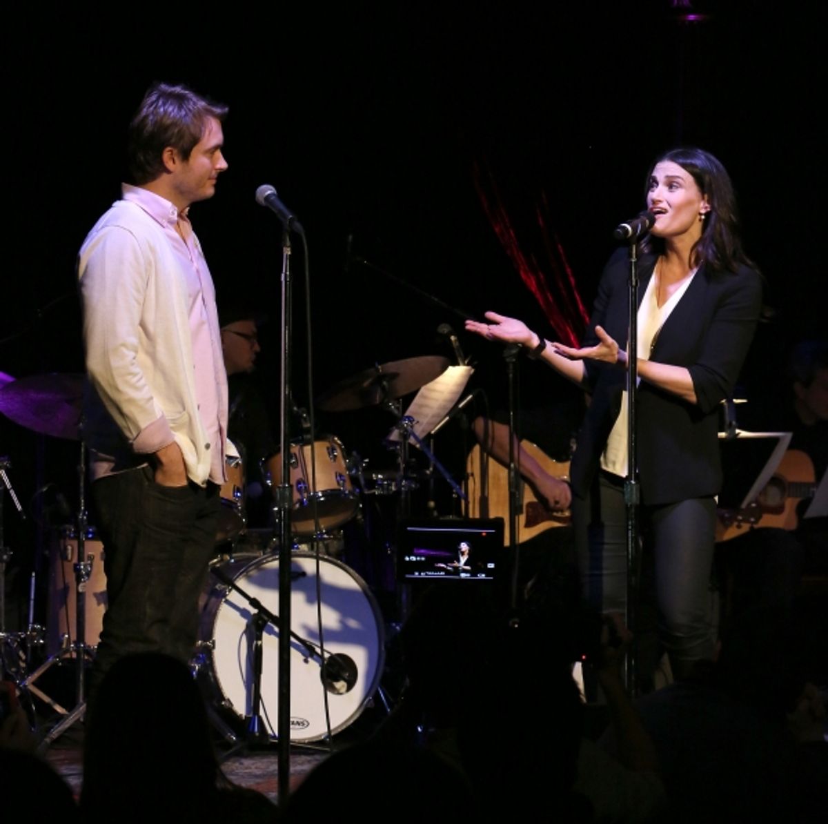 James Snyder and Idina Menzel at 