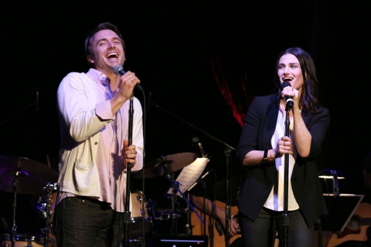 James Snyder and Idina Menzel  at 