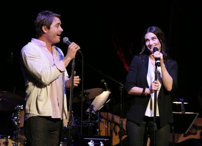 James Snyder and Idina Menzel  Photo
