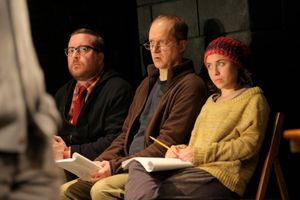 Michael Cyril Creighton, Daniel Jenkins and Emma Galvin Photo