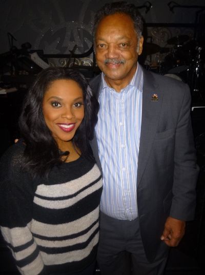 Bryonha Marie Parham and Rev. Jesse Jackson Photo