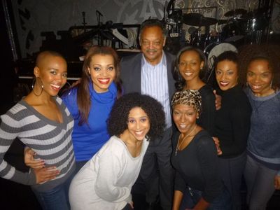 Rev. Jesse Jackson and the Ladies of AFTER MIDNIGHT Photo
