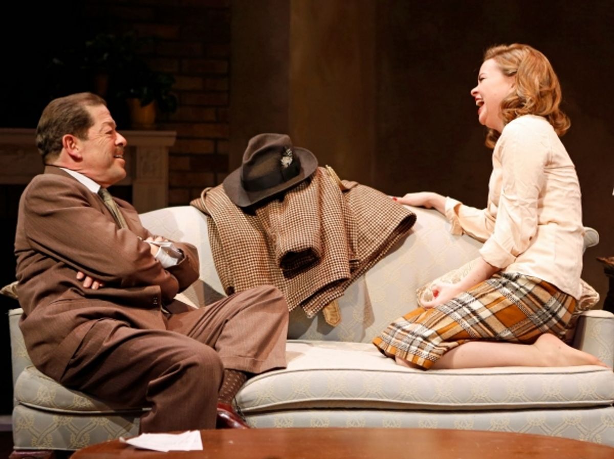 Nicole Lowrance and Jonathan Hadary at 