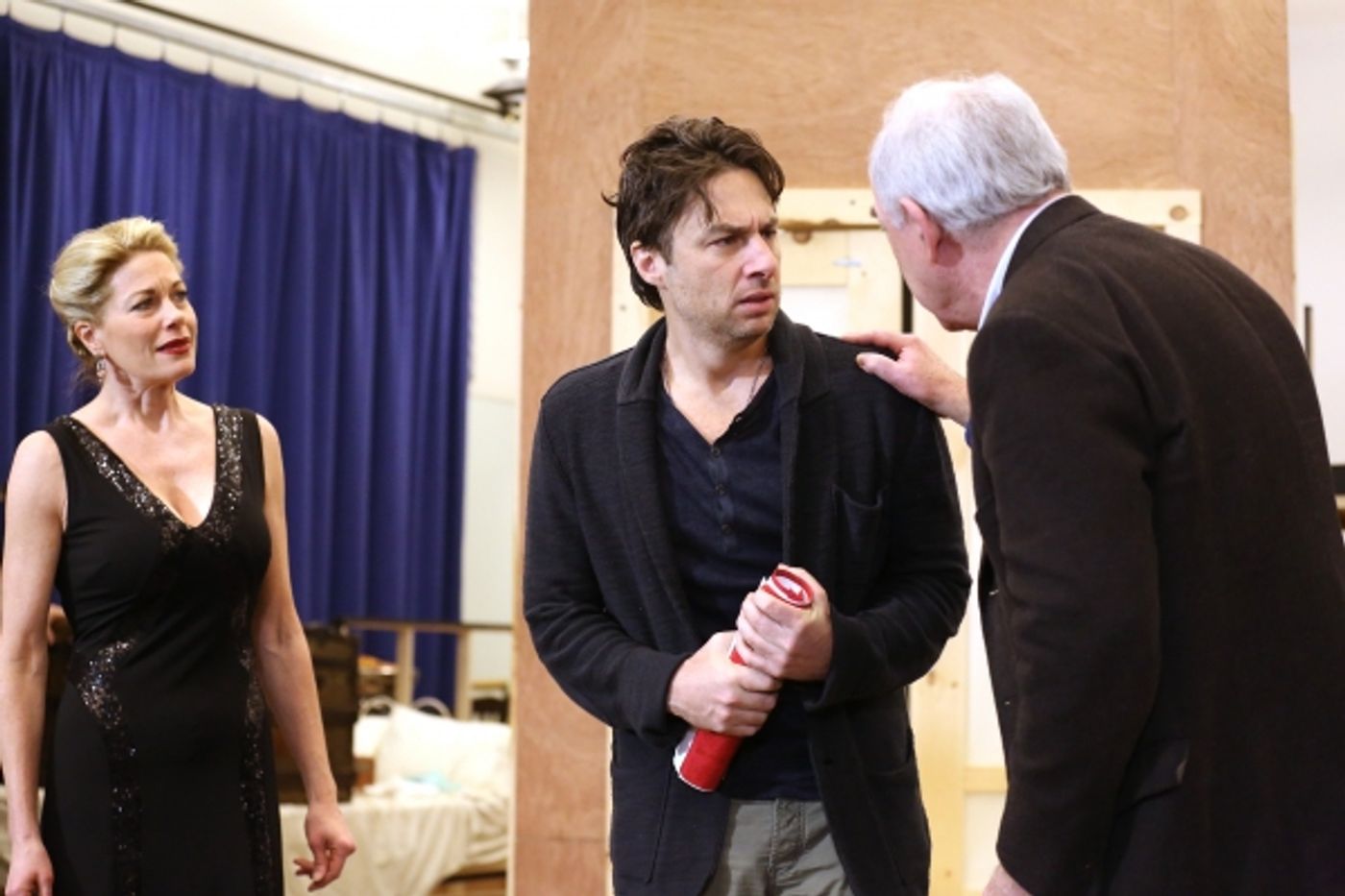Photo Coverage: In Rehearsal with Zach Braff, Marin Mazzie & the Cast of BULLETS OVER BROADWAY!  Image