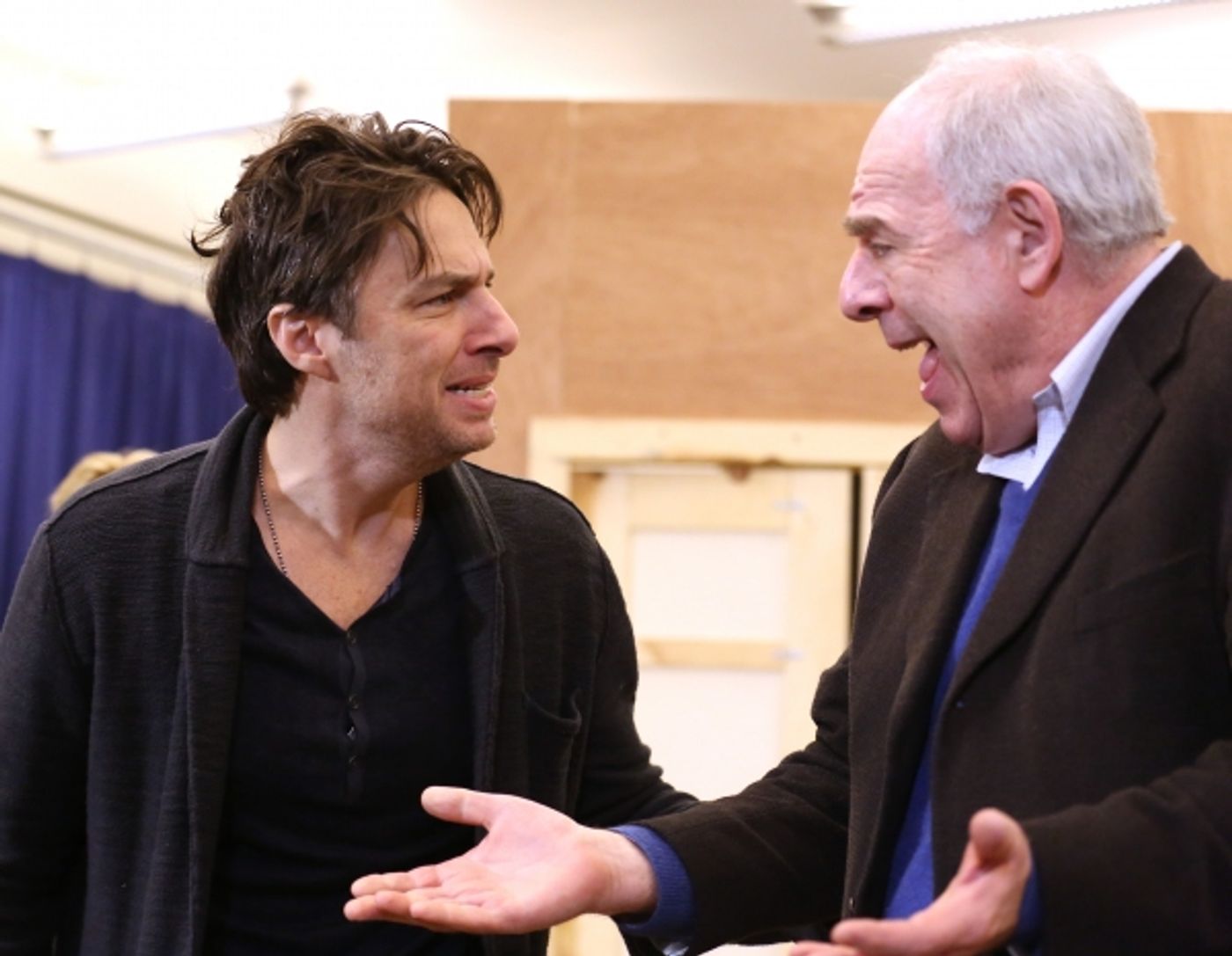 Photo Coverage: In Rehearsal with Zach Braff, Marin Mazzie & the Cast of BULLETS OVER BROADWAY!  Image