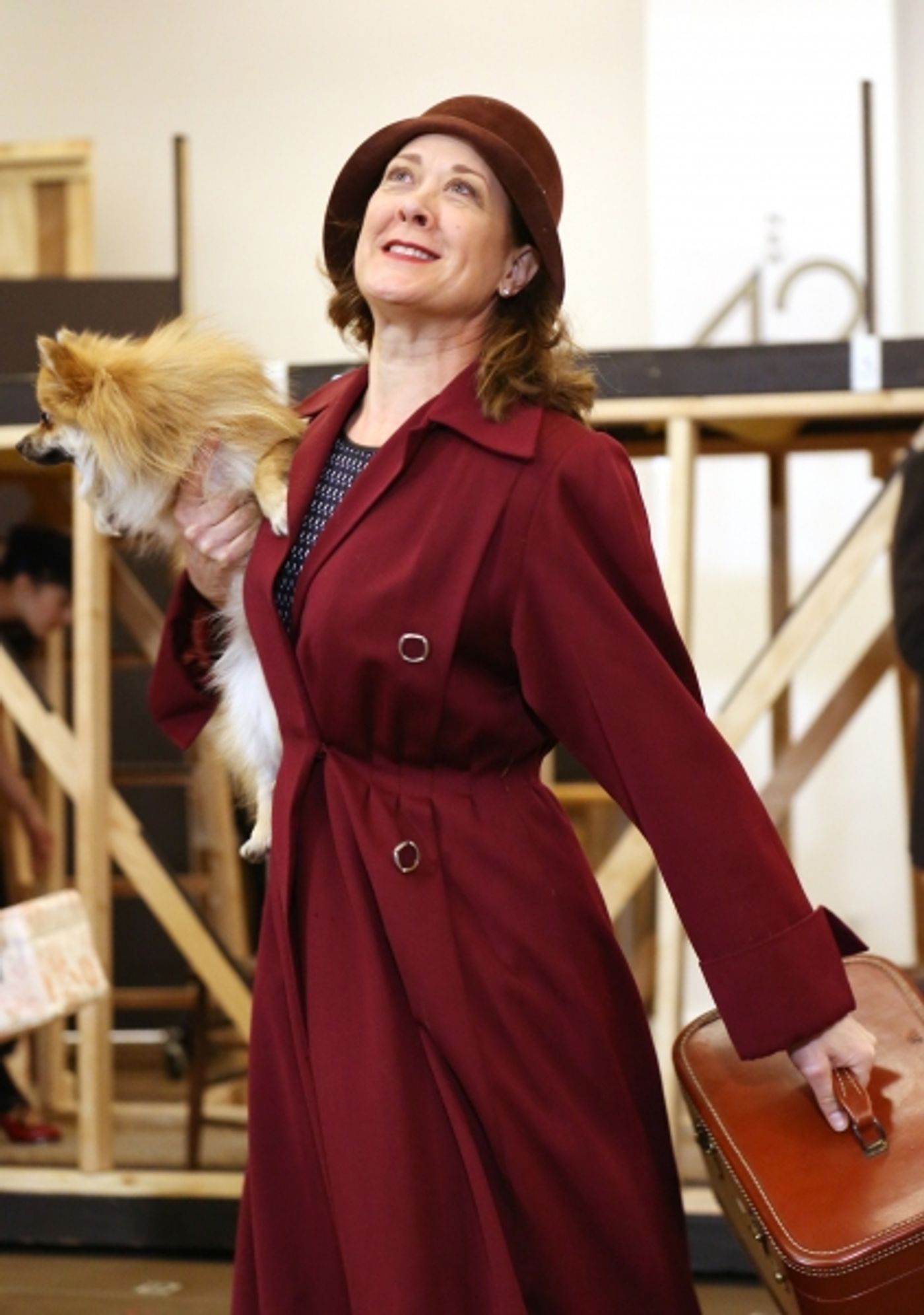 Photo Coverage: In Rehearsal with Zach Braff, Marin Mazzie & the Cast of BULLETS OVER BROADWAY!  Image