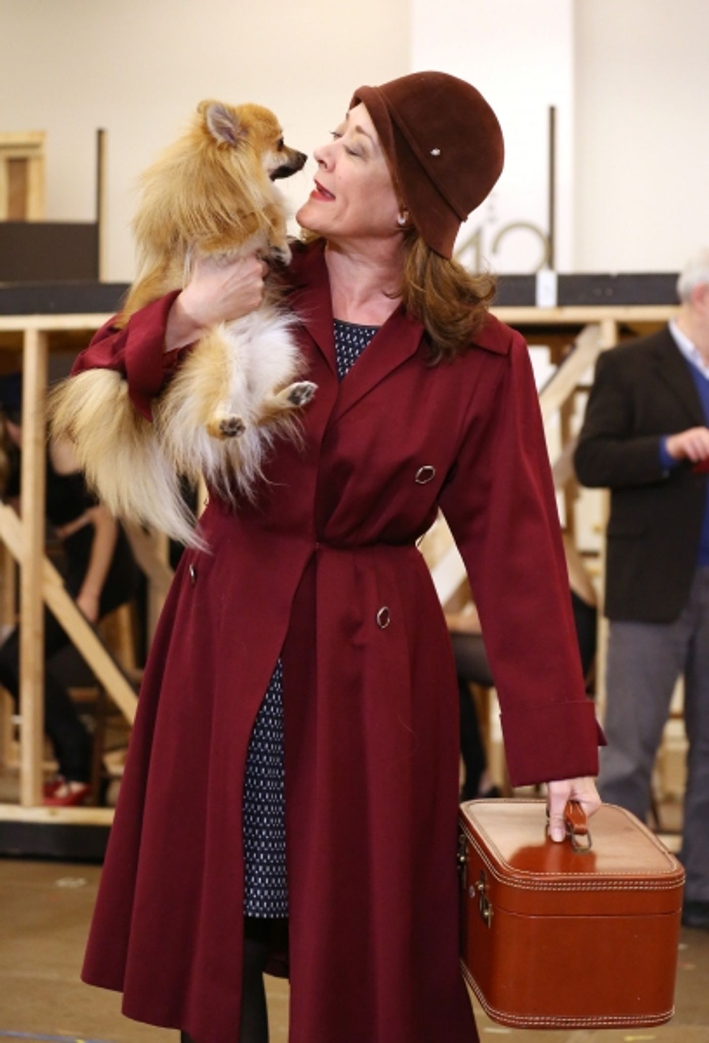 Photo Coverage: In Rehearsal with Zach Braff, Marin Mazzie & the Cast of BULLETS OVER BROADWAY!  Image