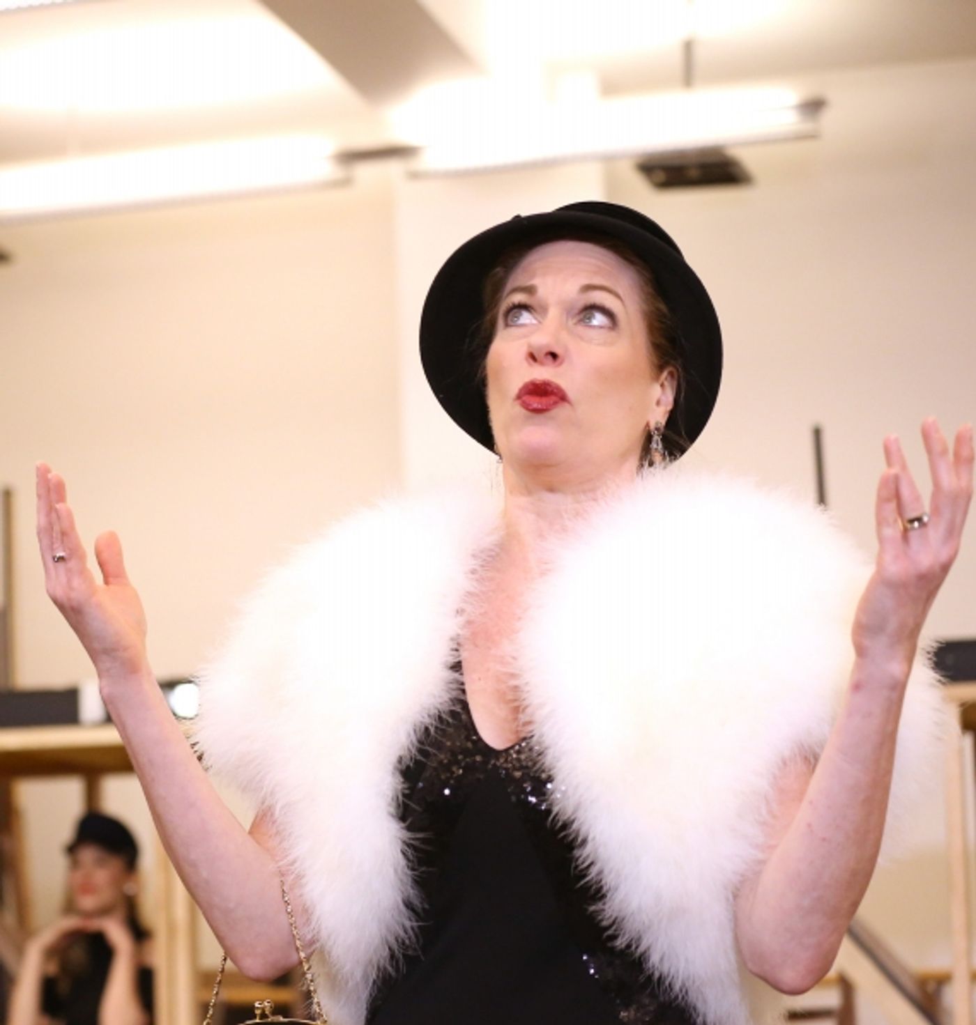 Photo Coverage: In Rehearsal with Zach Braff, Marin Mazzie & the Cast of BULLETS OVER BROADWAY!  Image