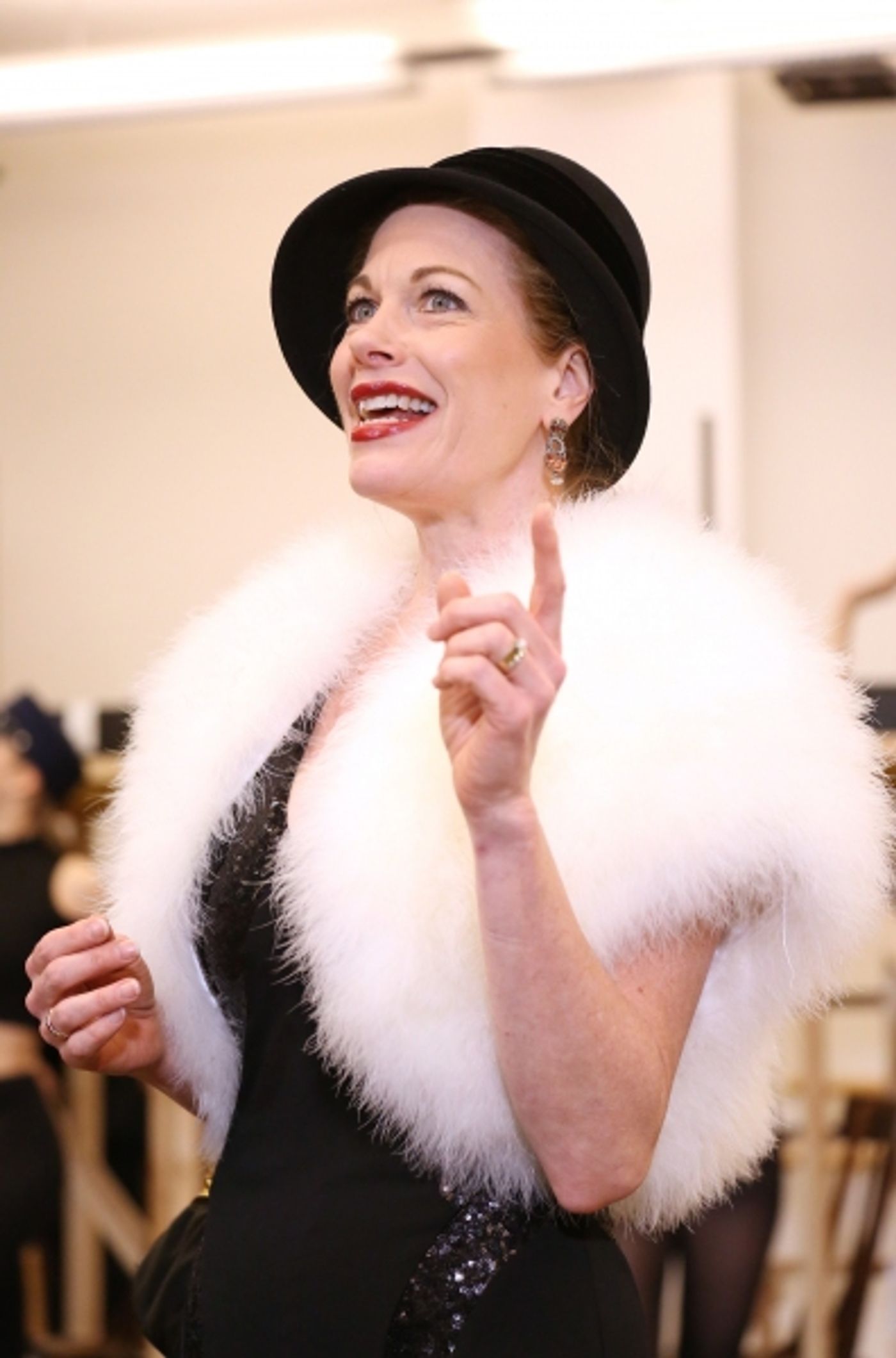 Photo Coverage: In Rehearsal with Zach Braff, Marin Mazzie & the Cast of BULLETS OVER BROADWAY!  Image