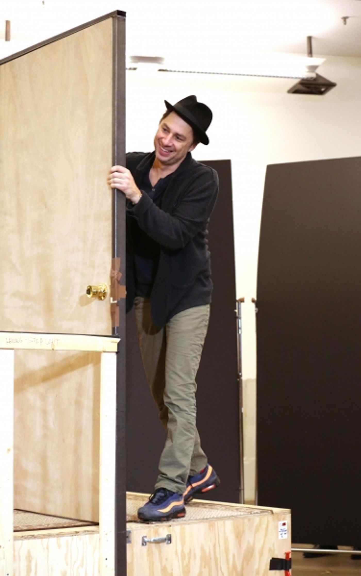 Photo Coverage: In Rehearsal with Zach Braff, Marin Mazzie & the Cast of BULLETS OVER BROADWAY!  Image