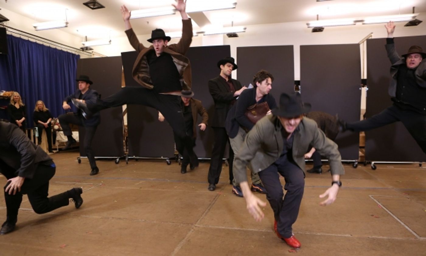 Photo Coverage: In Rehearsal with Zach Braff, Marin Mazzie & the Cast of BULLETS OVER BROADWAY!  Image