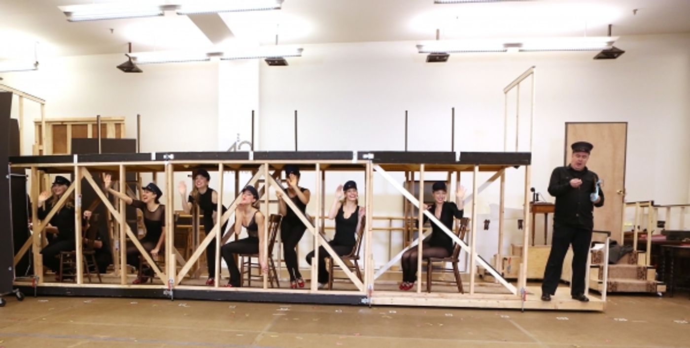 Photo Coverage: In Rehearsal with Zach Braff, Marin Mazzie & the Cast of BULLETS OVER BROADWAY!  Image