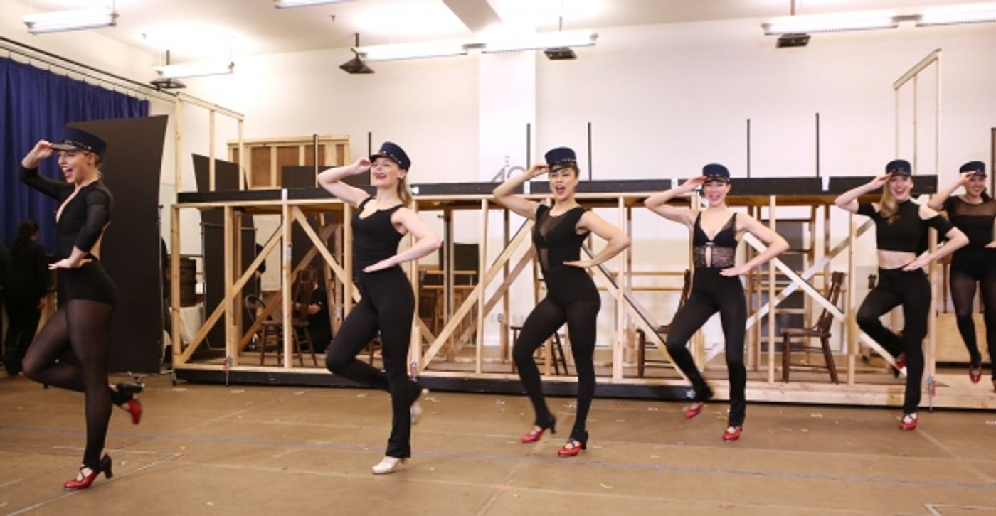 Photo Coverage: In Rehearsal with Zach Braff, Marin Mazzie & the Cast of BULLETS OVER BROADWAY!  Image