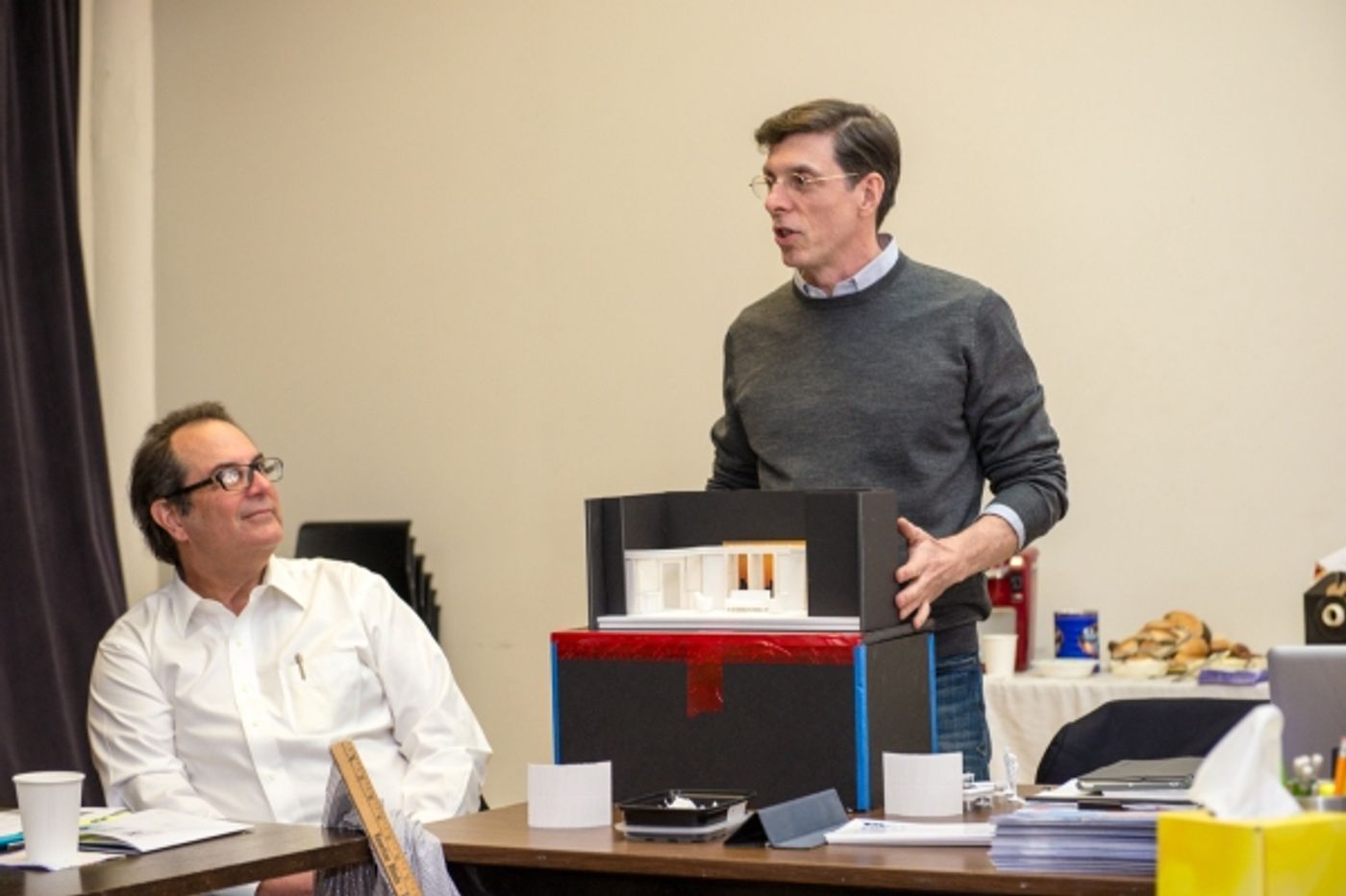 Photo Flash: In Rehearsal with the Cast of TACT's Revival of Christopher Durang's BEYOND THERAPY  Image