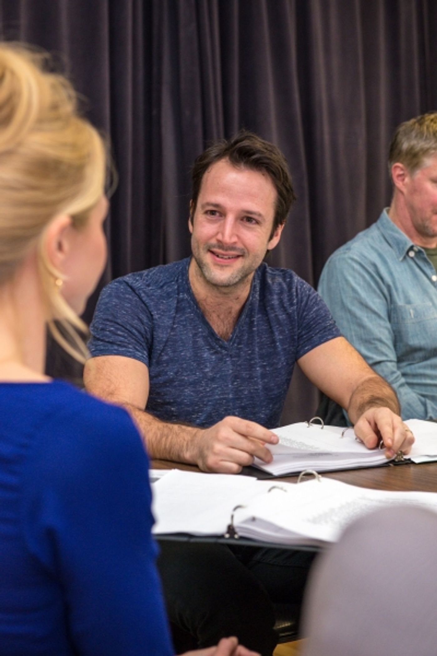 Photo Flash: In Rehearsal with the Cast of TACT's Revival of Christopher Durang's BEYOND THERAPY  Image