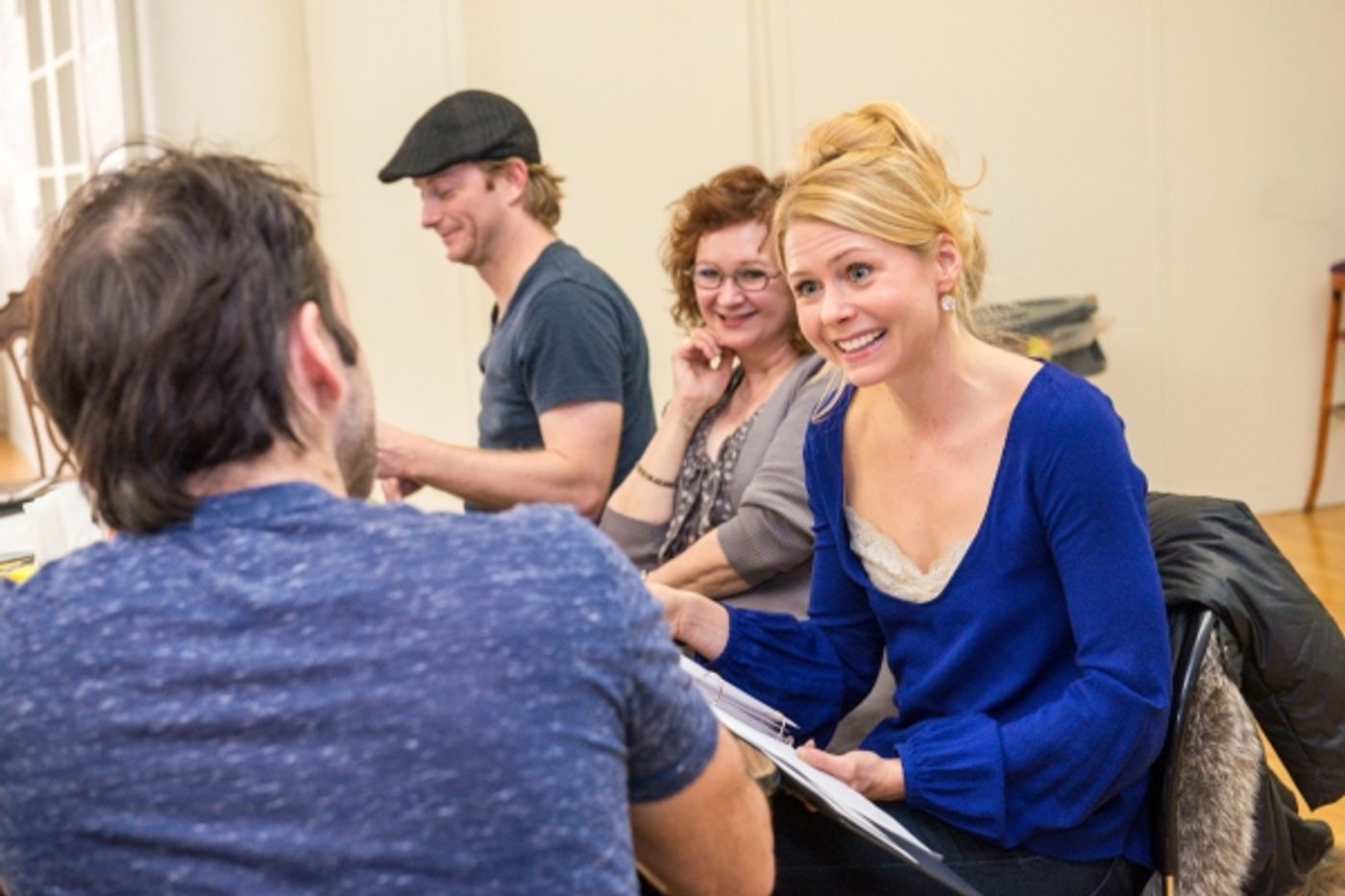 Photo Flash: In Rehearsal with the Cast of TACT's Revival of Christopher Durang's BEYOND THERAPY  Image