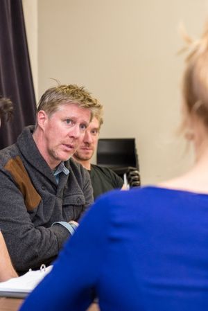 Karl Kenzler, Michael Shantz, Liv Rooth (foreground) Photo