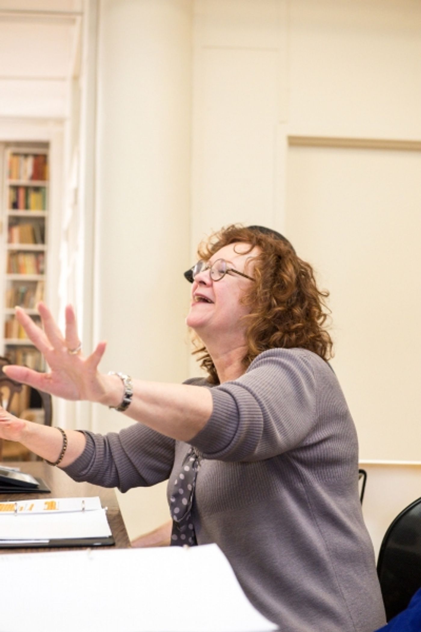 Photo Flash: In Rehearsal with the Cast of TACT's Revival of Christopher Durang's BEYOND THERAPY  Image