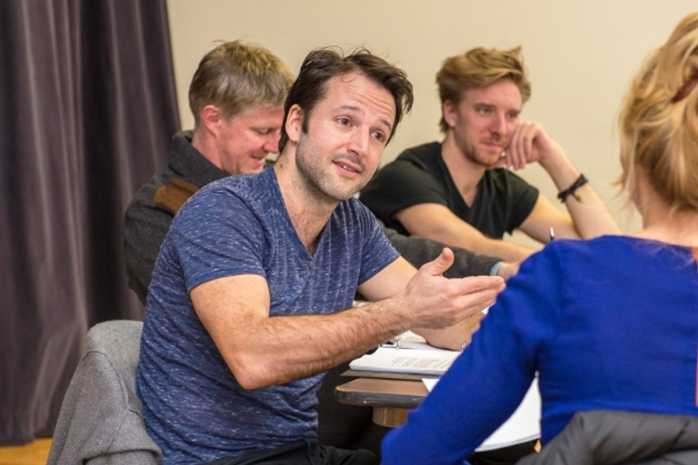 Photo Flash: In Rehearsal with the Cast of TACT's Revival of Christopher Durang's BEYOND THERAPY  Image