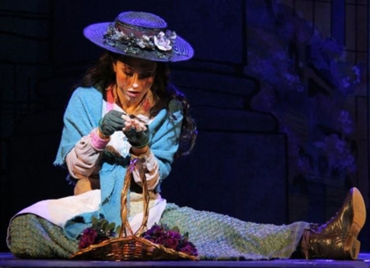 Aurora Florence as Eliza Doolittle at 