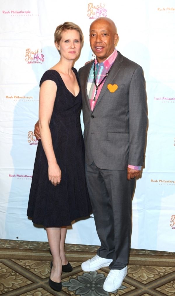 Cynthia Nixon and Russell Simmons  Photo