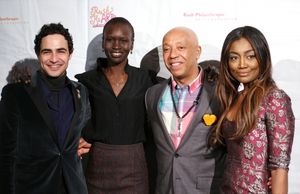 Zac Posen, Alek Wek, Russell Simmons, and Patina Miller  Photo