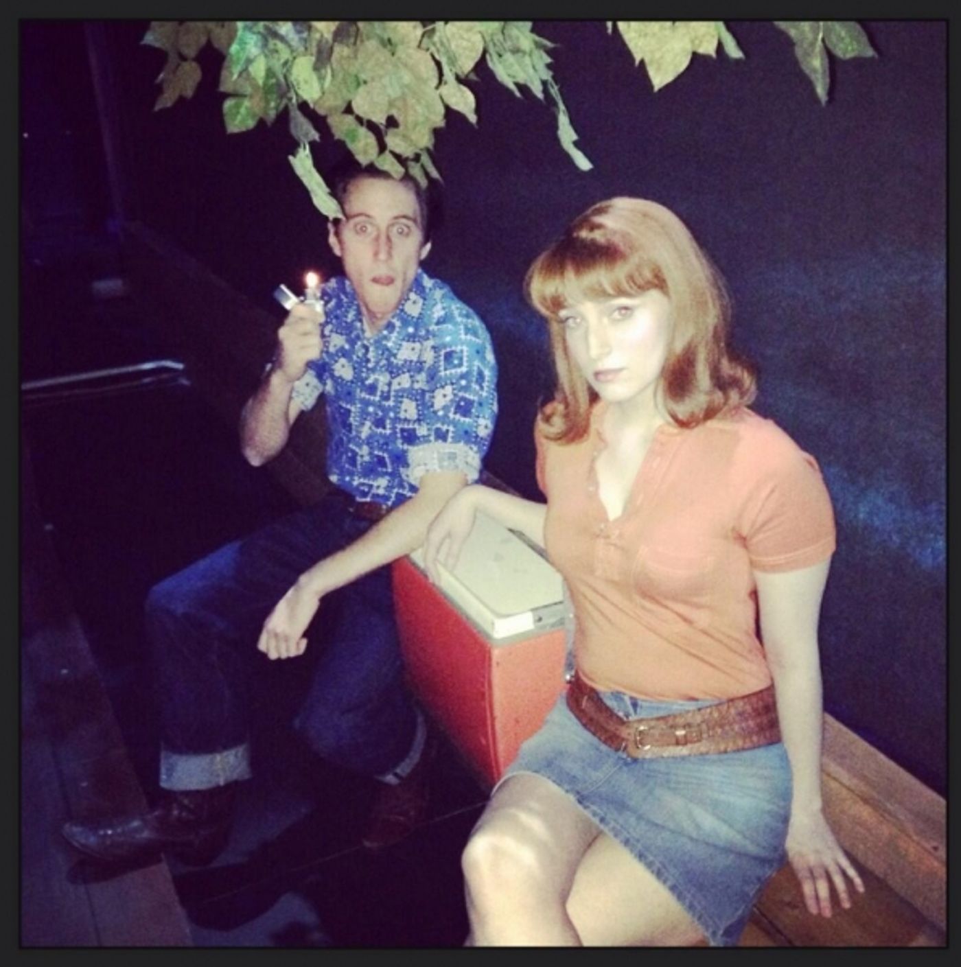 Photo Flash: Saturday Intermission Pics, Feb. 15 - KINKY BOOTS' Ellyn Marsh & Jennifer Perry 'Tear Up' FROZEN's 'Let It Go'; Plus, 'MORMON', 'BRIDGES' and More!  Image