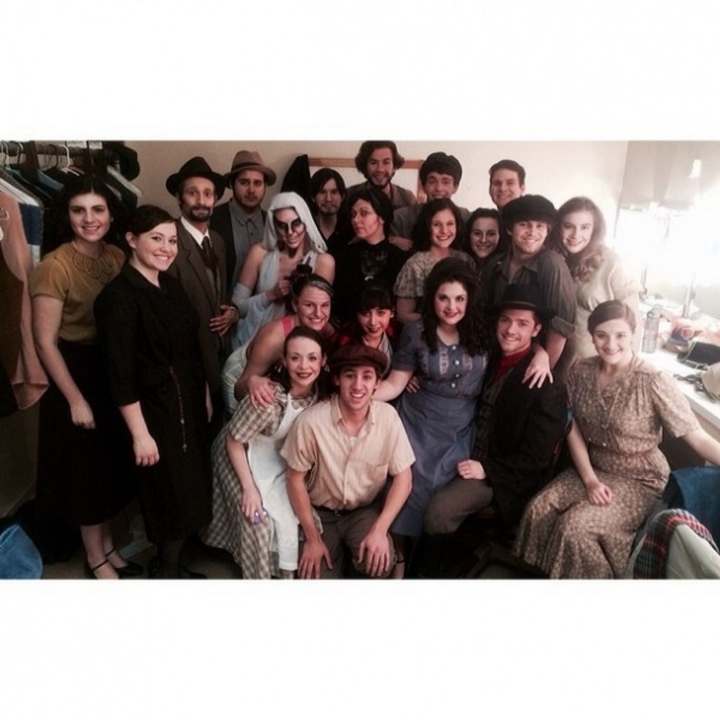 Photo Flash: Saturday Intermission Pics, Feb 15, Part 2 - ROCKY Gets Tough Backstage and More!  Image