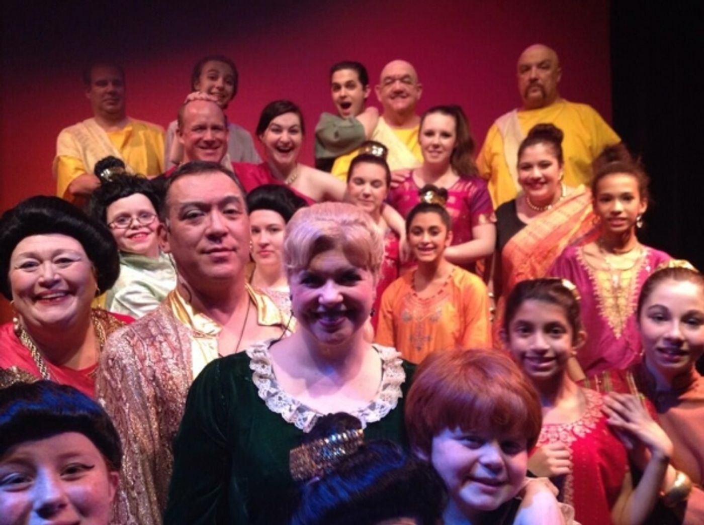 Photo Flash: Saturday Intermission Pics, Feb 15, Part 2 - ROCKY Gets Tough Backstage and More!  Image