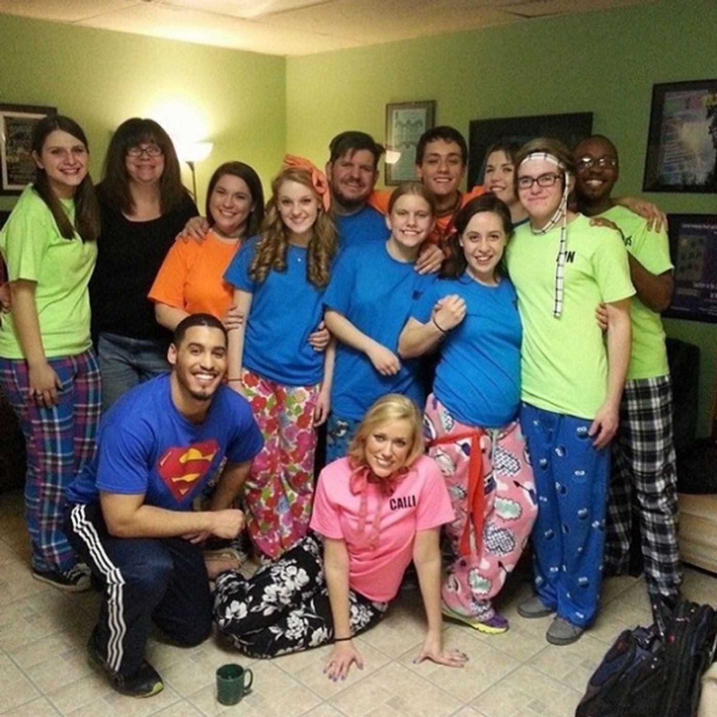 Photo Flash: Saturday Intermission Pics, Feb 15, Part 2 - ROCKY Gets Tough Backstage and More!  Image