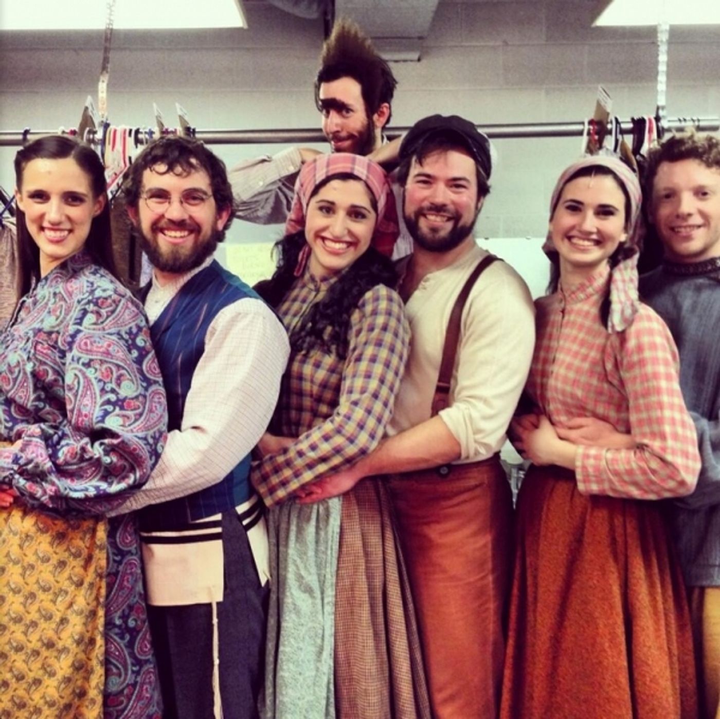 Photo Flash: Saturday Intermission Pics, Feb 15, Part 2 - ROCKY Gets Tough Backstage and More!  Image