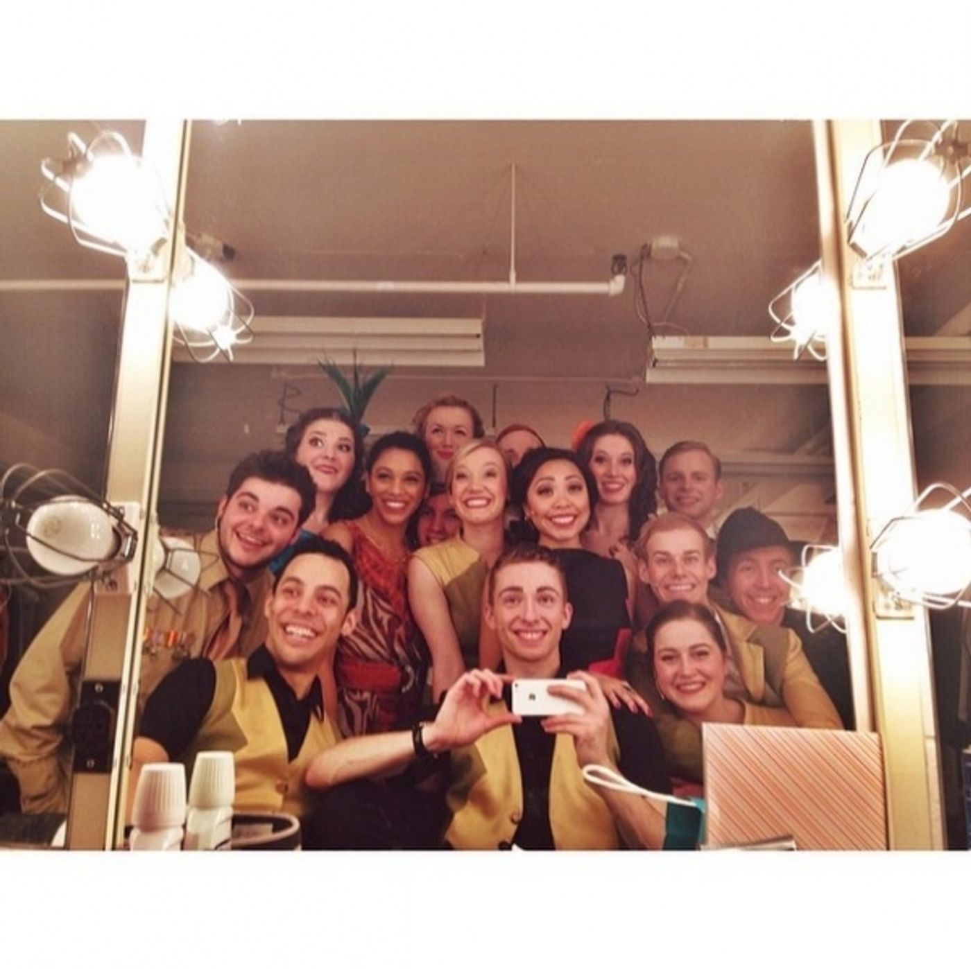 Photo Flash: Saturday Intermission Pics, Feb 15, Part 2 - ROCKY Gets Tough Backstage and More!  Image