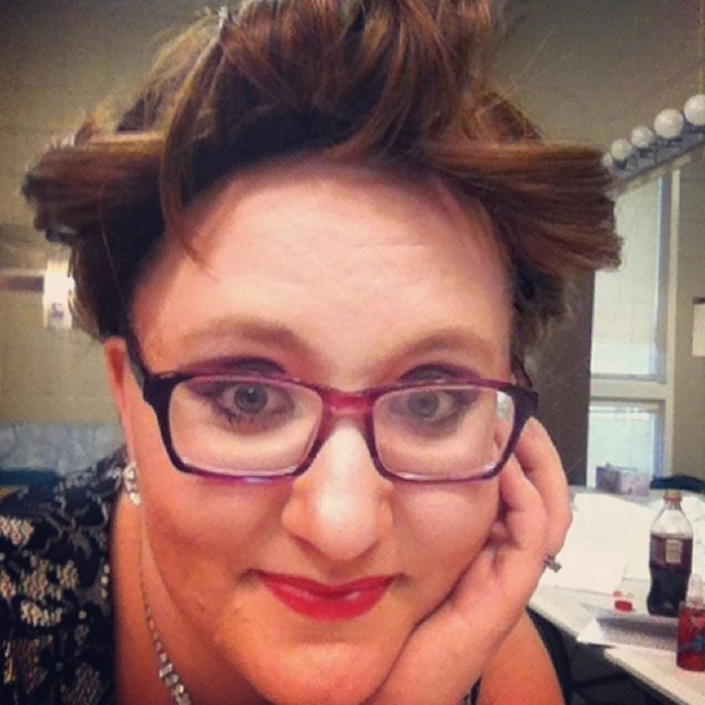 Photo Flash: Saturday Intermission Pics, Feb 15, Part 2 - ROCKY Gets Tough Backstage and More!  Image