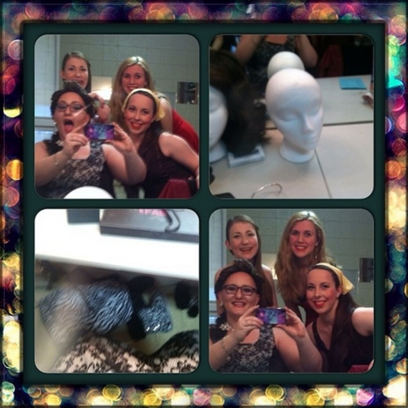 Photo Flash: Saturday Intermission Pics, Feb 15, Part 2 - ROCKY Gets Tough Backstage and More!  Image