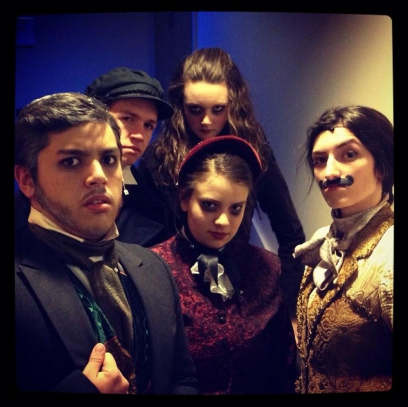 Photo Flash: Saturday Intermission Pics, Feb 15, Part 2 - ROCKY Gets Tough Backstage and More!  Image