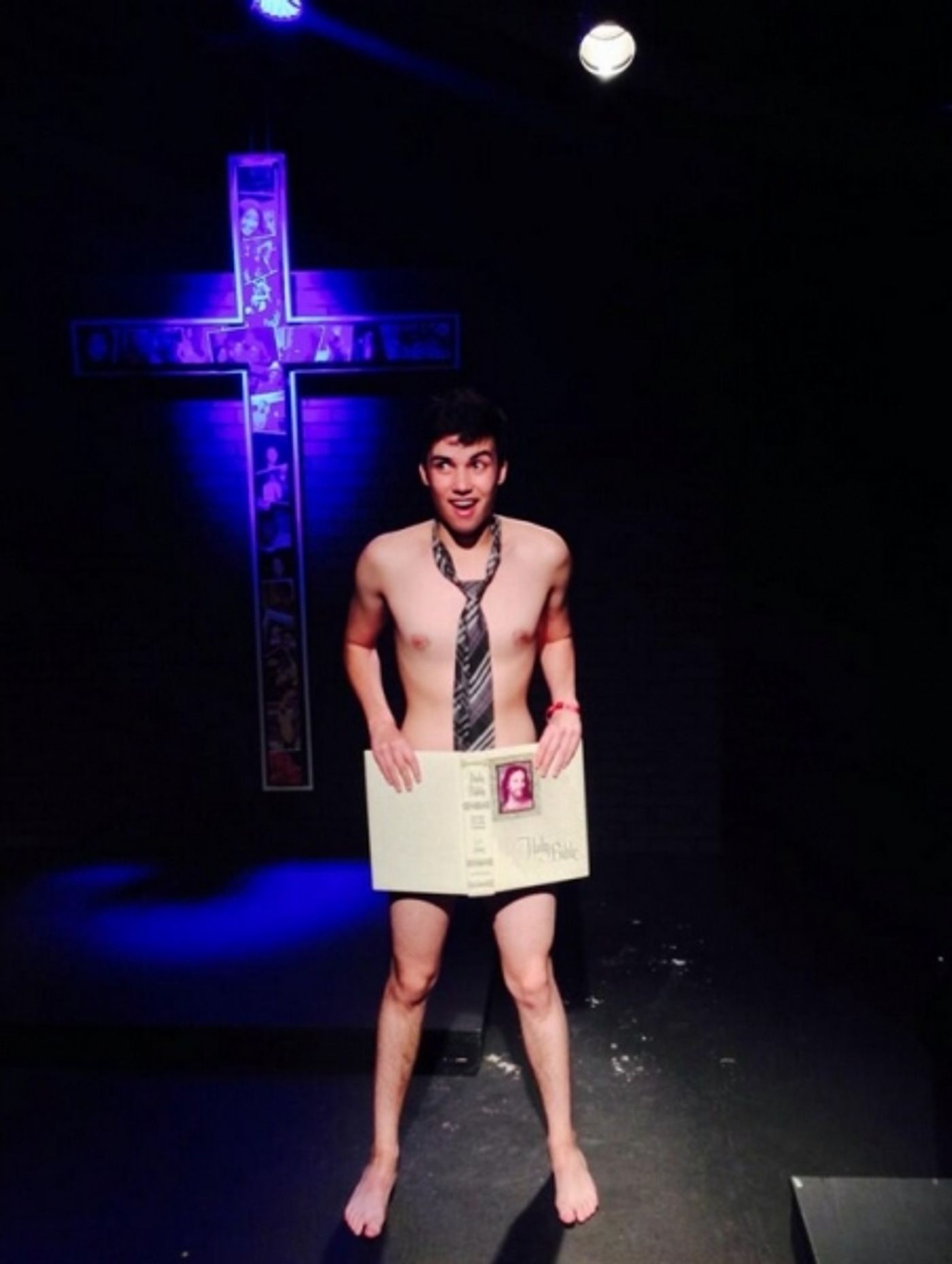 Photo Flash: Saturday Intermission Pics, Feb 15, Part 2 - ROCKY Gets Tough Backstage and More!  Image