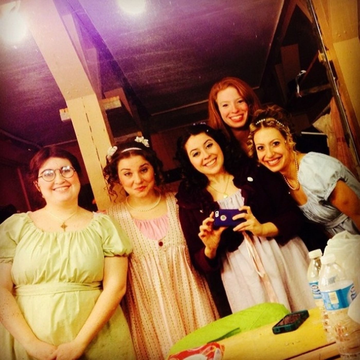 Photo Flash: Saturday Intermission Pics, Feb 15, Part 2 - ROCKY Gets Tough Backstage and More!  Image