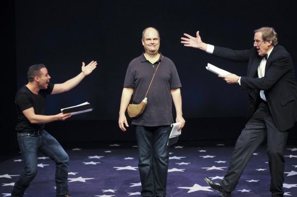 Robin de JesÃƒÂºs, Brad Oscar and Nick Wyman Photo