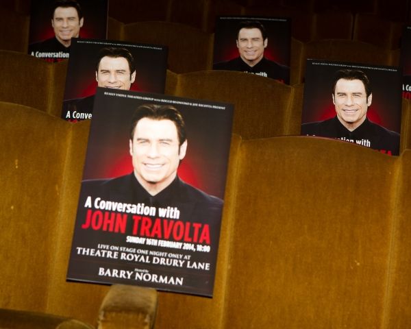 Photos: Inside John Travolta's West End Stage Conversation! — photo 1 of 9