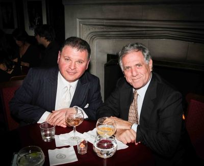 Bruce Charet & Leslie Moonves Photo